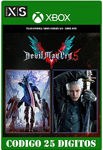 Devil May Cry 5 + Vergil - Xbox One / Series X|S (Código 25 Dígitos) Mídia Digital