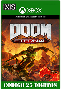 DOOM Eterna - Xbox One / Series X|S (Código 25 Dígitos) Mídia Digital