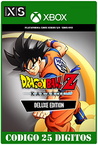 DRAGON BALL Z: KAKAROT Deluxe  - Xbox One / Series X|S (Código 25 Dígitos) Mídia Digital