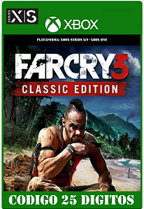 Far Cry 3 Classic Edition - Xbox One / Series X|S (Código 25 Dígitos) Mídia Digital
