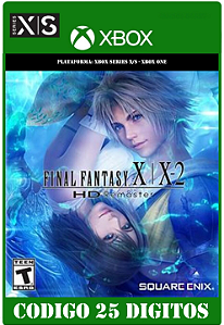 FINAL FANTASY X/X-2 HD Remaster - Xbox One / Series X|S (Código 25 Dígitos) Mídia Digital