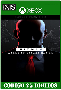 HITMAN World of Assassination - Xbox One / Series X|S (Código 25 Dígitos) Mídia Digital