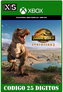 Jurassic World Evolution 2 - Xbox One / Series X|S (Código 25 Dígitos) Mídia Digital