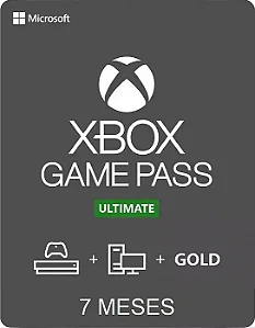 Game Pass Ultimate 7 Meses - BRASIL - Xbox One / Series X|S (Código 25 Dígitos) Mídia Digital