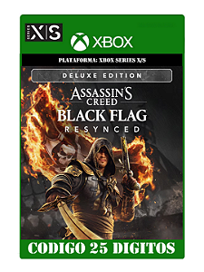 Assassin's Creed Black Flag Resynced - Xbox Series X|S (Código 25 Dígitos) Mídia Digital