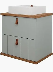 Armario Milano Pistache/Freijo 60CM MGM 100% MDF