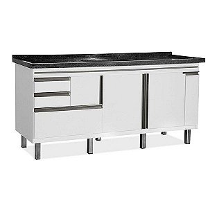 GABINETE NEW ELEGANCE 1,74MT BRANCO