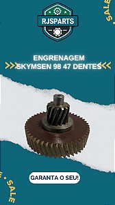 Engrenagem Moedor De Carne Boca 98 Psp-98 Skymsen 47 dentes