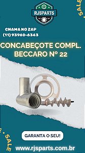 CONJUNTO BOCAL MOEDOR DE CARNE BECCARO 22