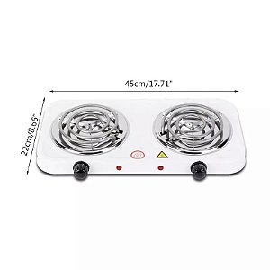 Fogareiro elétrico duas bocas