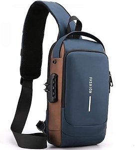 Bolsa transversal masculina