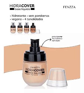 BASE LÍQUIDA HIDRATANTE MAKE UP FENZZA FZ35034