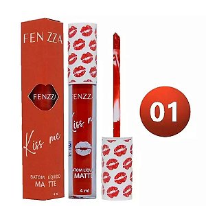 BATOM LIQUIDO MATTE KISS ME FENZZA MAKE UP FZ20044