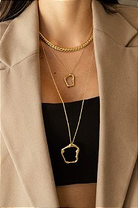 Colar Organic Vazado M