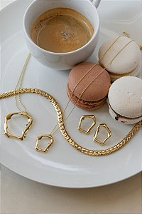 Colar Organic Vazado P