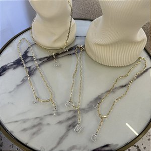 Colar Personalizado Iniciais Thassia