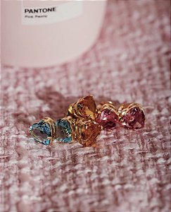 Brinco Coração Colors M