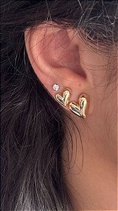 Brinco Coração Bold P