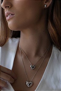 Colar Coração Bold M