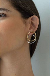 Brinco Argola Frontal 2 Banhos