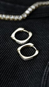 Brinco Argola Quadrada