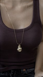 Colar Longo Pingente Orgânico