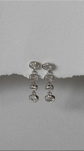 Brinco Zircônias Geométricas