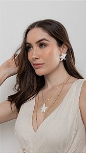 Brinco Estrela do Mar Branca