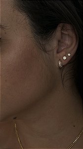 Brinco Mini Argolinha Rosê