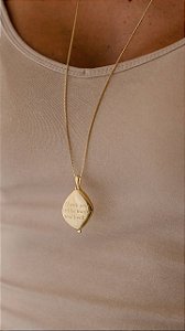 Colar Relicário I Love You To The Moon and Back