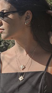 Colar Escapulário Frontal Espirito Santo