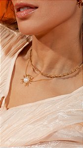 Colar Caranguejo Pérola