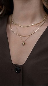 Colar Coração Princesa com Zircônia