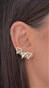 Brinco Trio De Corações