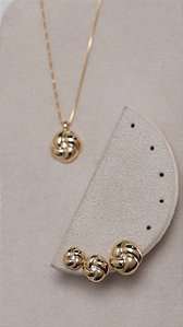 Colar Nó com Zircônia