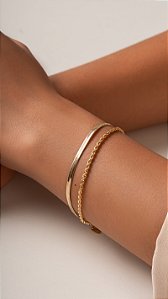 Pulseira Malha Fita 4mm