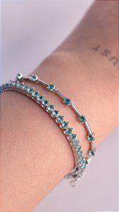 Pulseira Riviera Fio Faca - Turmalina