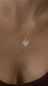 Colar Coração Espelho