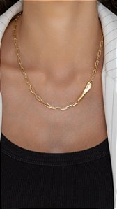 Colar Elos Cartier com Forma Orgânica