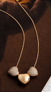 Colar 3 Corações