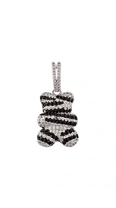 Pingente Ursinho Animal Print