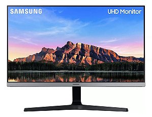 Monitor Samsung Uhd 28'' Painel IPS 4k Hdmi Freesync Série Ur550 HDR 60Hz 4ms Cor Preto