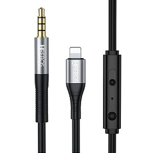 Cabo Auxiliar P2 para iPhone (Lightning e P2)