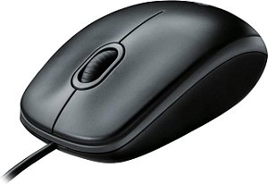 Mouse Logitech M90 Óptico USB Preto