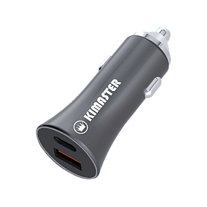 Kit Carregador Veicular + Cabo USB-C Lighnting Kimaster