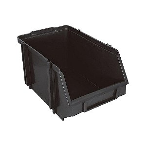 Gaveteiro Plástico Caixa Bin Nº6 Preto