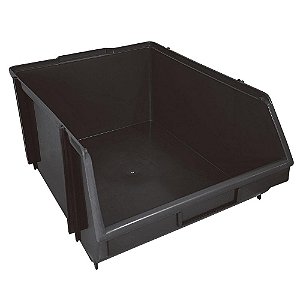Gaveteiro Plástico Caixa Bin Nº8 Preto