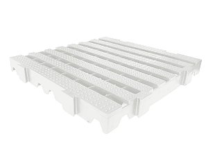 Piso Plástico 40x40 Natural Virgem Câmara Fria