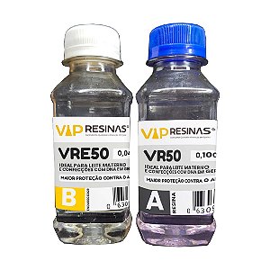 Resina Epóxi Para Joias Afetivas VR50 0,145kg – Baixa Espessura / Baixa viscosidade (VipResinas)