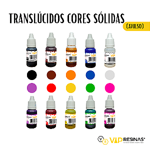 Pigmento Epóxi Translúcido 10g – Cores Avulsas (Vip Resinas)